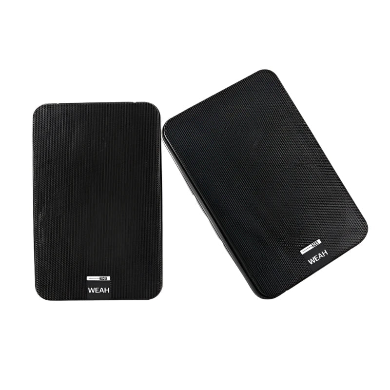 NNEOBA 100W 5-Inch Full Range Bookshelf Speakers (Black)