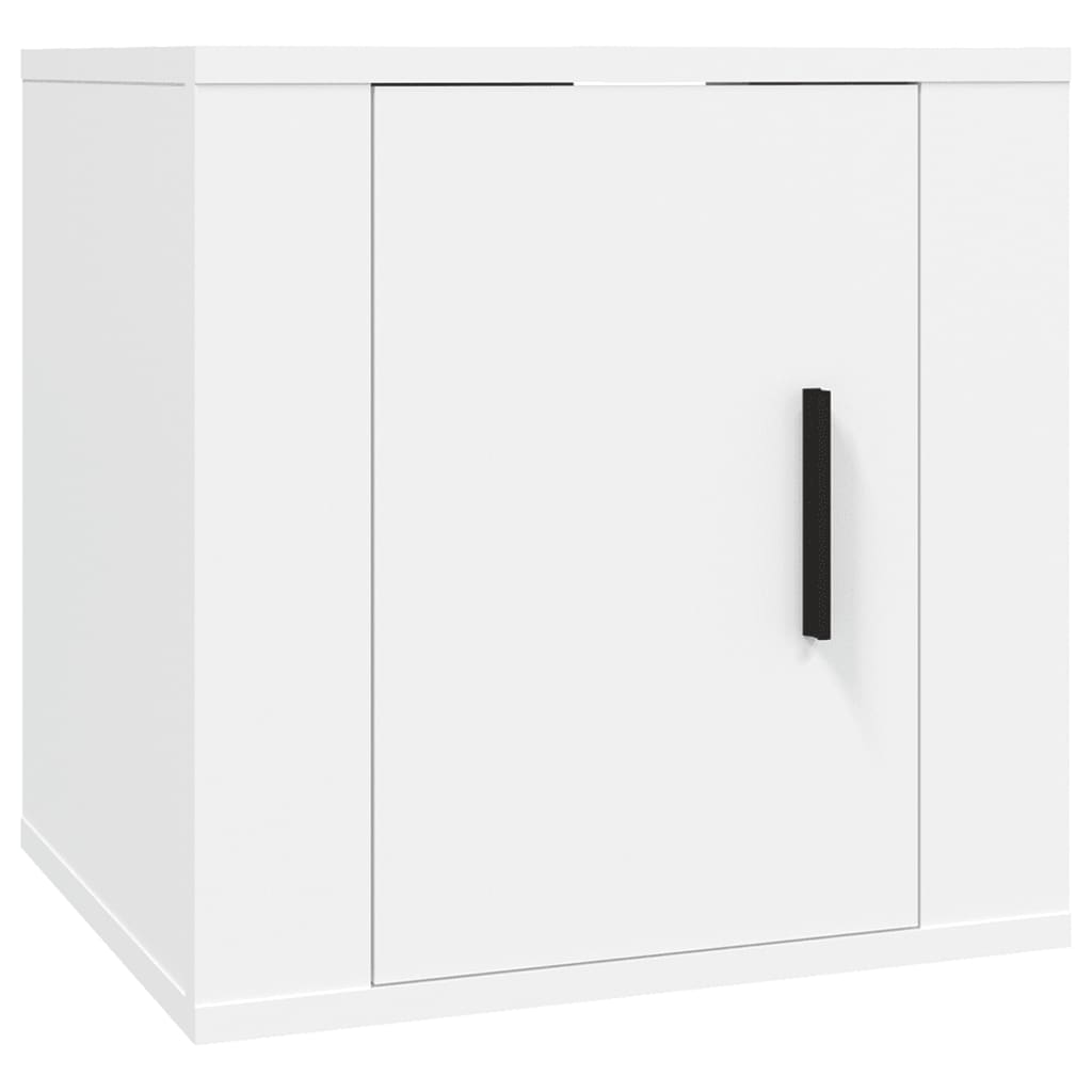 NNEVL Wall Mounted TV Cabinets 2 pcs White 40x34.5x40 cm