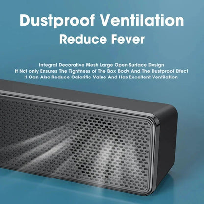 NNEOBA Wired Bluetooth Speaker USB Powered Soundbar